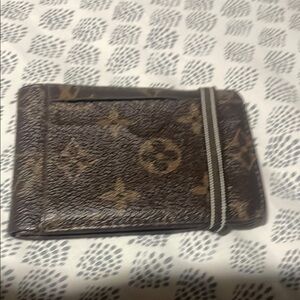 Brown Monogram Wallet with Strap